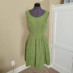 BOGO green floral cutout Betsey Johnson dress